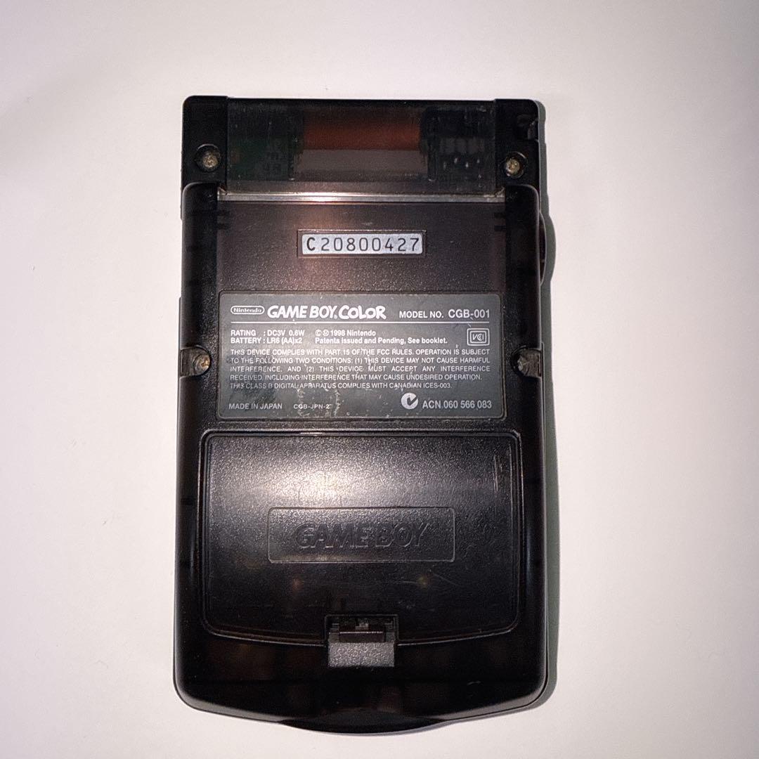 Excellent condition Game Boy Color Clear Black Body (Eden Limited Edition IPS LCD) | Near-mint Nintendo Game Boy Color Clear Black Body Edition Eden Limited Edition IPS LCD