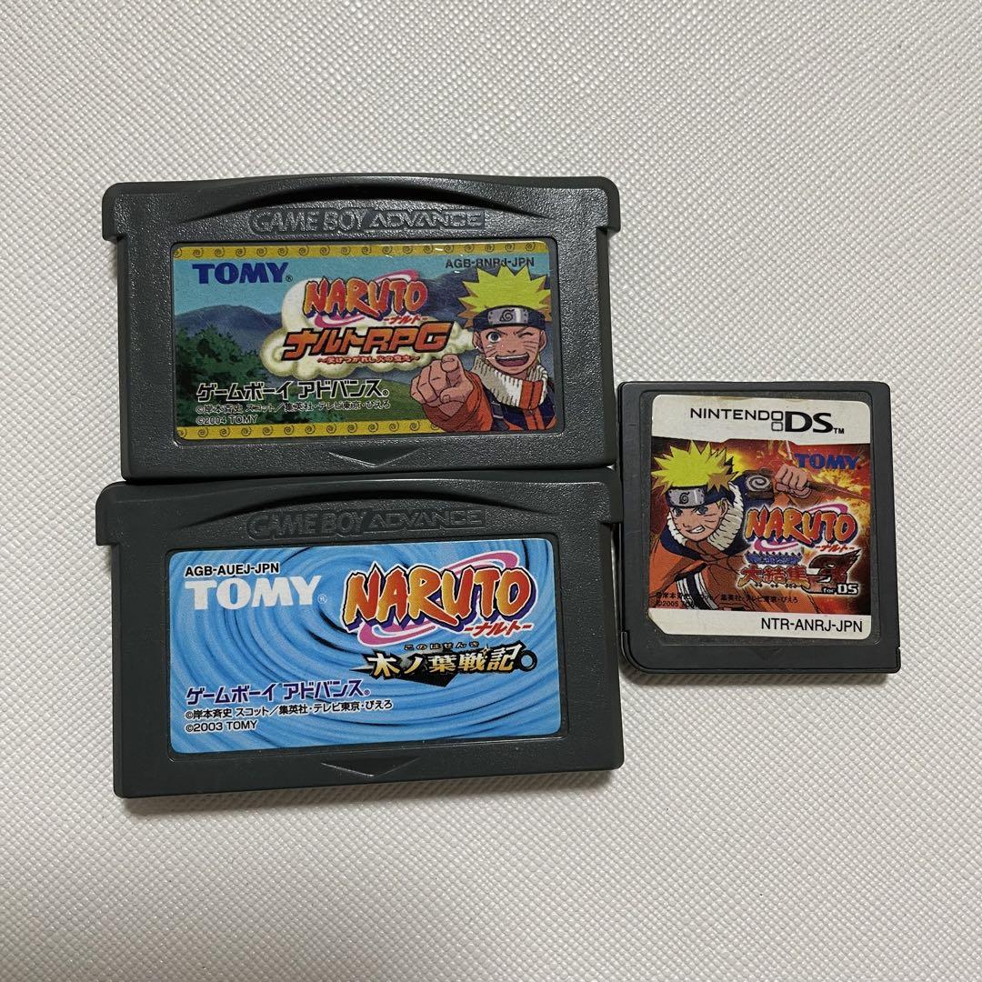 NARUTO 3 Types Game Boy Software