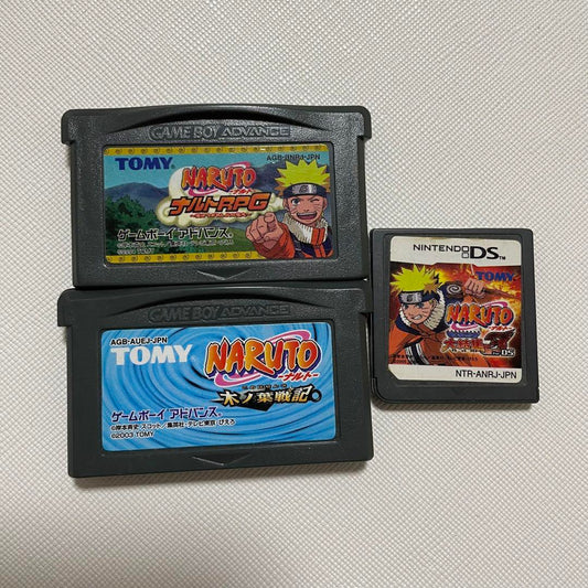 NARUTO 3 Types Game Boy Software