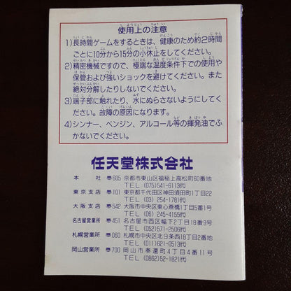 Tetris Instruction Manual for Game Boy