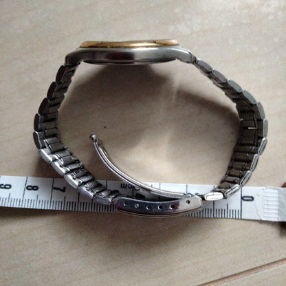 SEIKO Silver Analog Watch with Gold