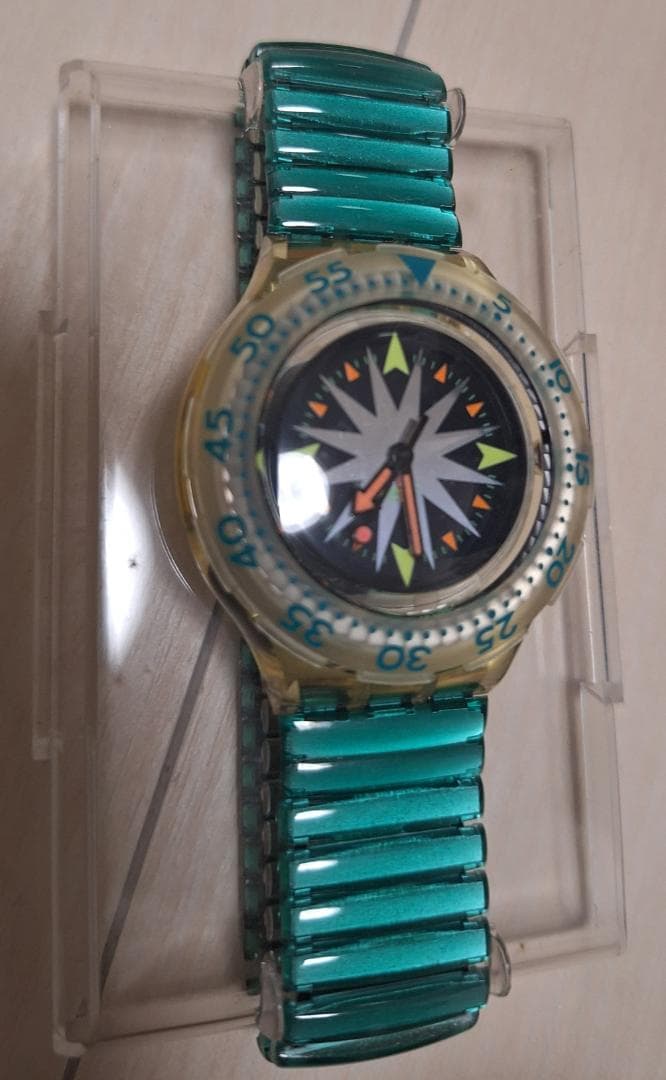 Swatch Scuba MINT Drops 1993 SDK108