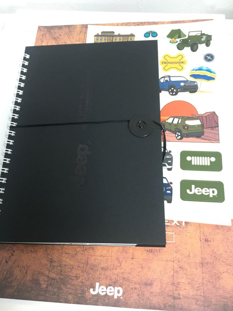 Rare Jeep 2015 Seal Calendar Renegade Sales Talk Materials