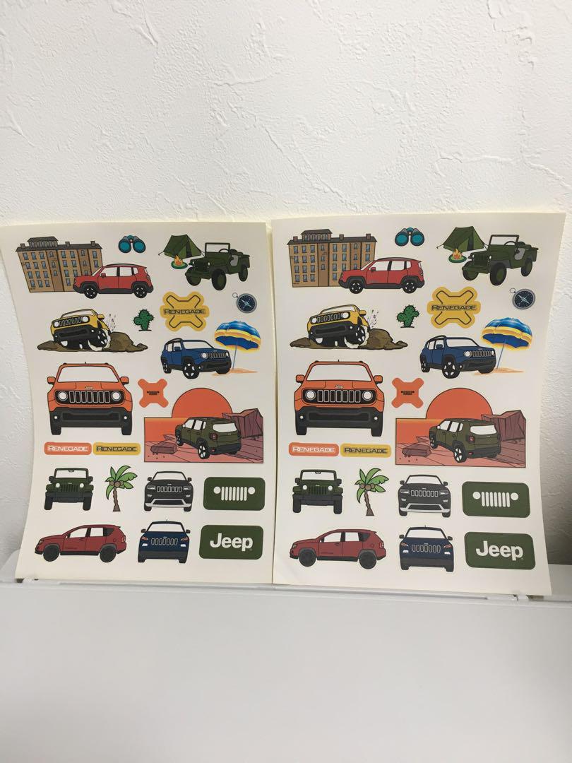 Rare Jeep 2015 Seal Calendar Renegade Sales Talk Materials