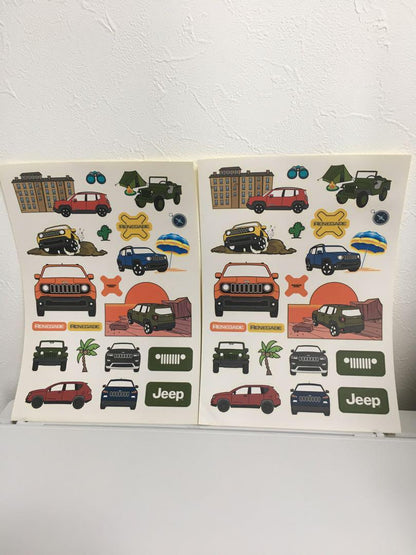 Rare Jeep 2015 Seal Calendar Renegade Sales Talk Materials