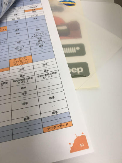 Rare Jeep 2015 Seal Calendar Renegade Sales Talk Materials