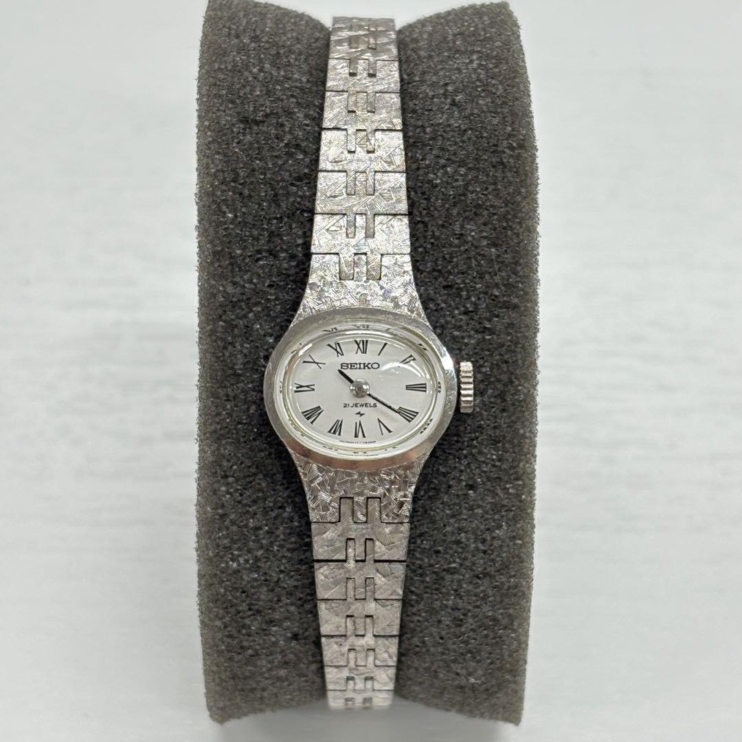 Operational Good Product SEIKO Winding 11-7370 Silver Dial