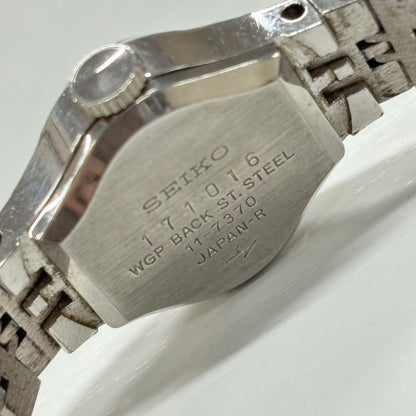 Operational Good Product SEIKO Winding 11-7370 Silver Dial
