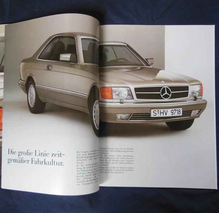 Mercedes-Benz S-Class 420-560 SEC (W126) German Catalogue [Rare Item] #356