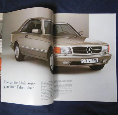 Mercedes-Benz S-Class 420-560 SEC (W126) German Catalogue [Rare Item] #356