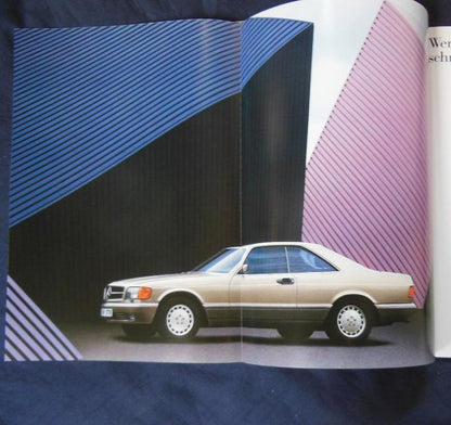 Mercedes-Benz S-Class 420-560 SEC (W126) German Catalogue [Rare Item] #356