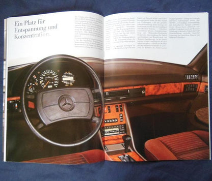 Mercedes-Benz S-Class 420-560 SEC (W126) German Catalogue [Rare Item] #356