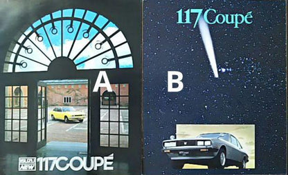 Car Catalog: 1977 & 79 Isuzu 117 Coupe 2-Set