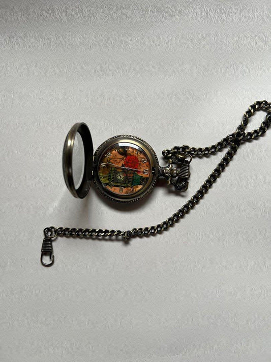 Pocket Watch Quartz Movement Working Battery Included