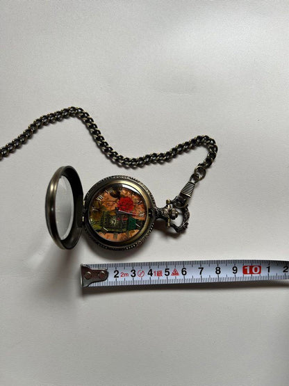 Pocket Watch Quartz Movement Working Battery Included