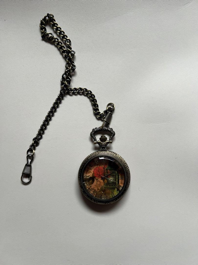 Pocket Watch Quartz Movement Working Battery Included