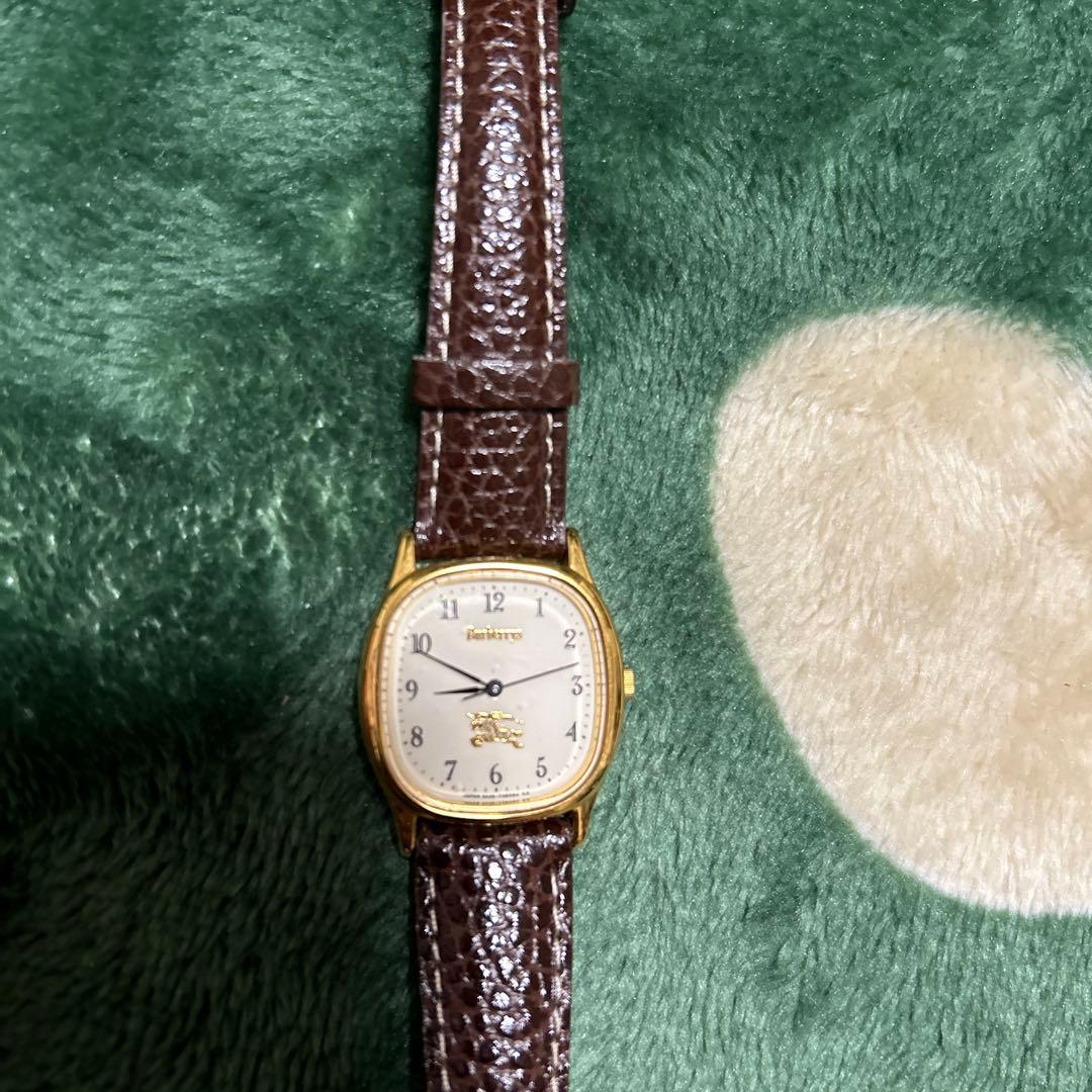 Burberry Brown Leather Winding Watch