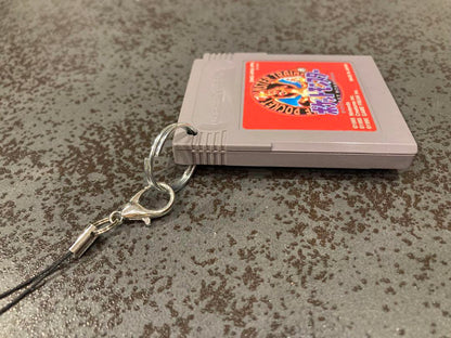 Game Boy Cartridge Pokémon Red Keychain