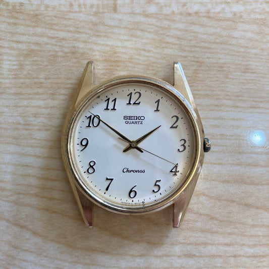 SEIKO Chronos Quartz Watch Gold