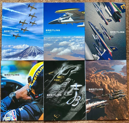 Limited New INFO BREITLING Member Magazine 24 Volumes (Vol.18-41)