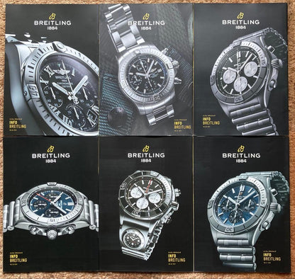Limited New INFO BREITLING Member Magazine 24 Volumes (Vol.18-41)
