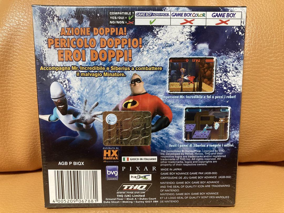 New, Unopened, Overseas Edition, Mr. Incredible GBA
