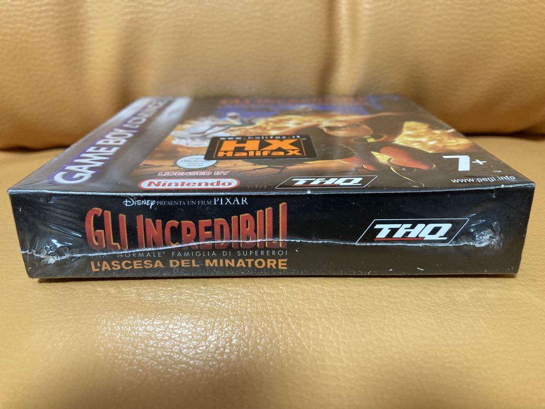 New, Unopened, Overseas Edition, Mr. Incredible GBA