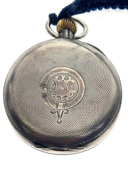 16607 Hevdomas Pocket Watch 8-day Winding 8days Hand-wound sv925 Unmovable