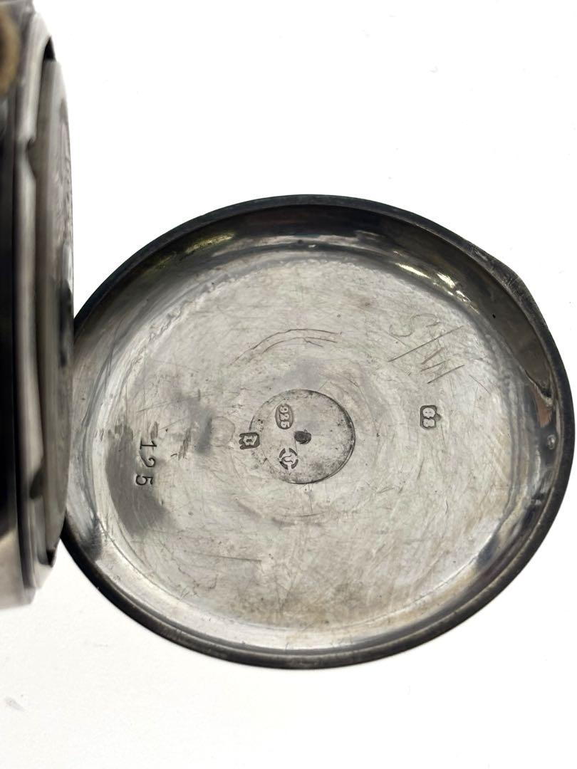 16607 Hevdomas Pocket Watch 8-day Winding 8days Hand-wound sv925 Unmovable