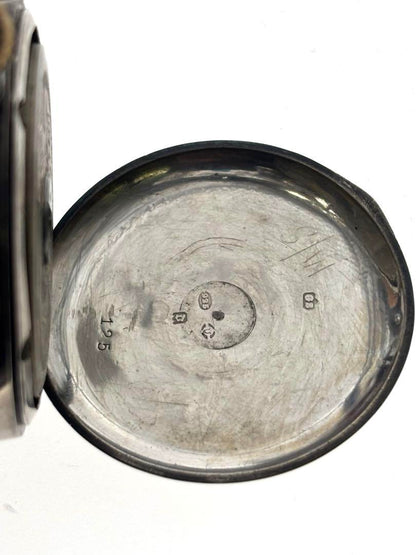 16607 Hevdomas Pocket Watch 8-day Winding 8days Hand-wound sv925 Unmovable