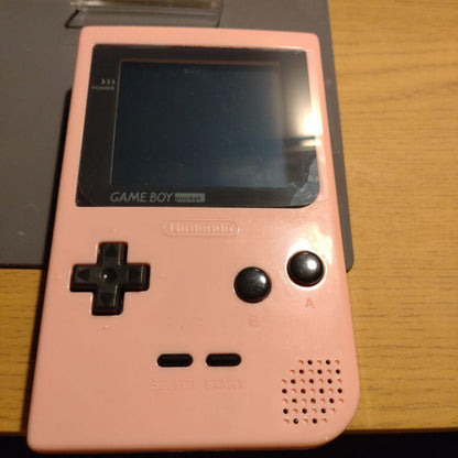 Pink Game Boy Pocket Console ips Screen