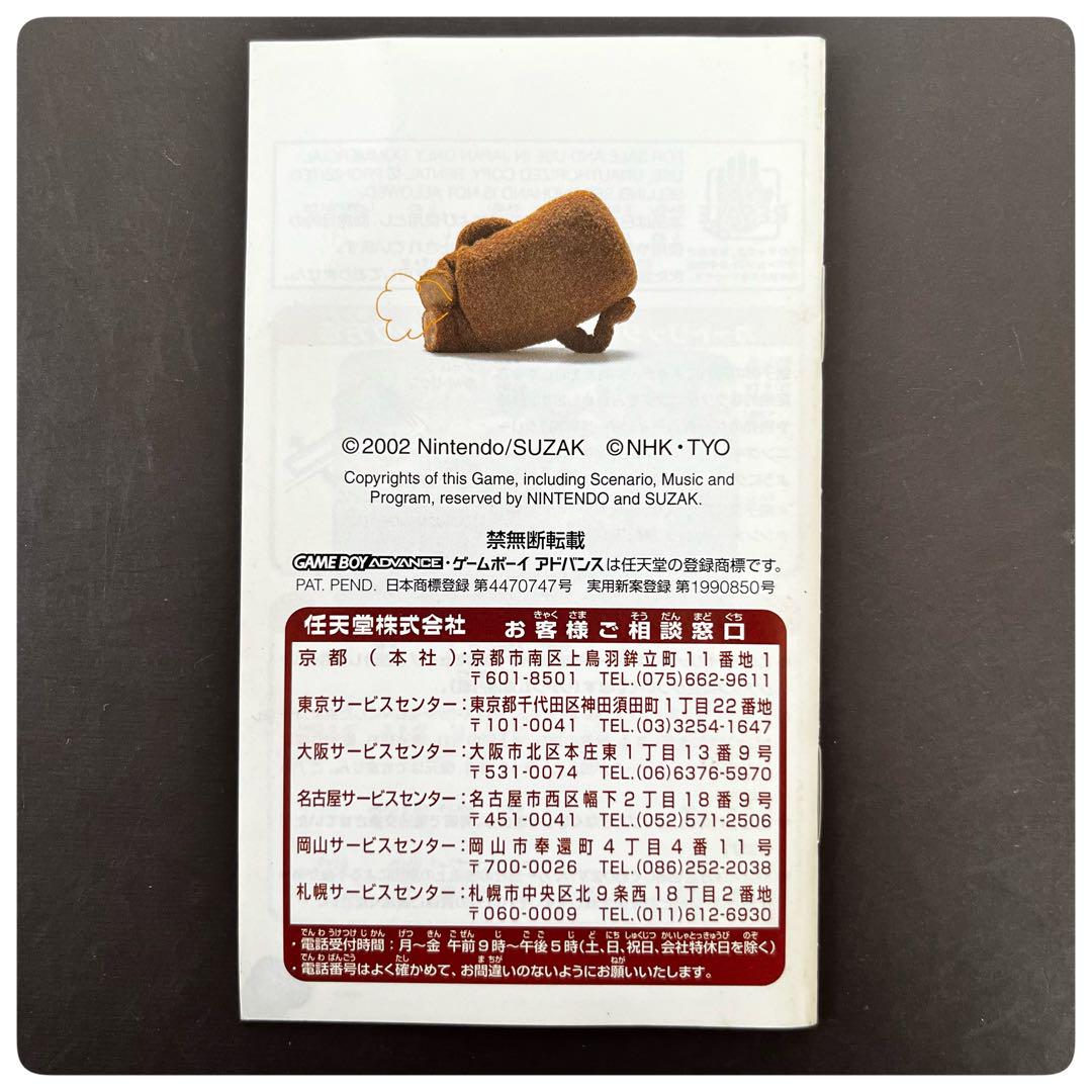 User Manual Domo-kun's Mysterious TV Game Boy Advance