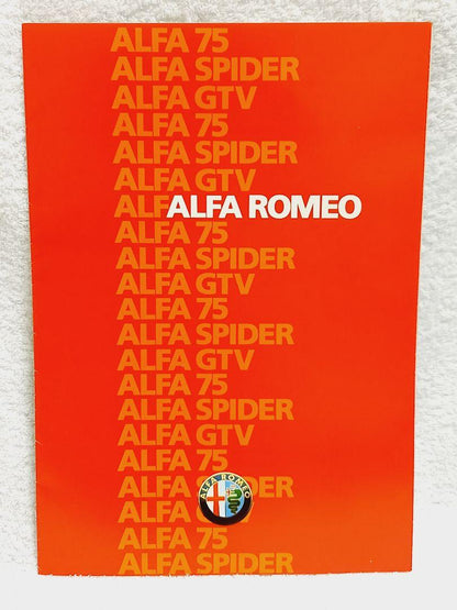 Alfa Romeo Catalog (A4 Size)