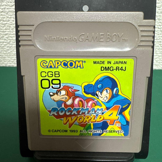ROCKMAN WORLD 4 Game Boy Software