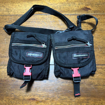 Game Boy Advance SP Storage Pouch Carrying Case Black 2 Pack