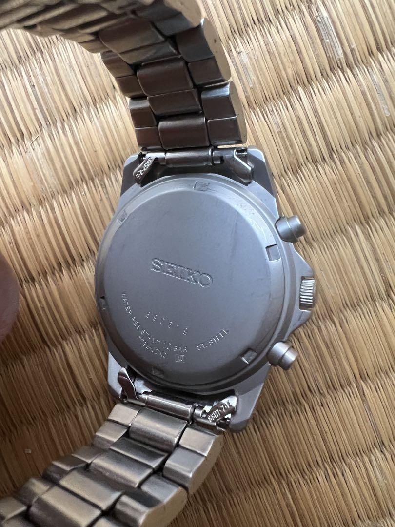 SEIKO Chronograph Watch 100M Water Resistant