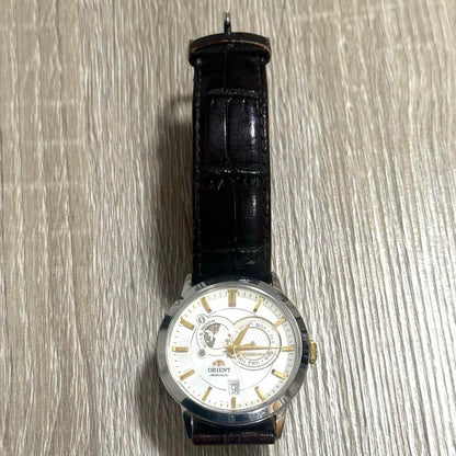 ORIENT Automatic Winding Watch Sun&Moon Day Date ET0P-C1 Used