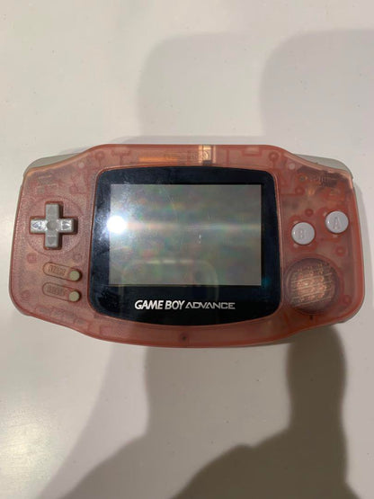Game Boy Advance Clear Pink Console Kirby's Mirror's Maze Set