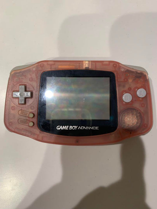 Game Boy Advance Clear Pink Console Kirby's Mirror's Maze Set