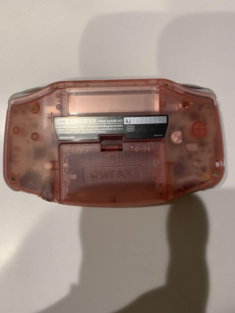 Game Boy Advance Clear Pink Console Kirby's Mirror's Maze Set