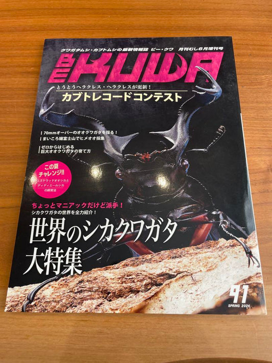 BE-KUWA 4-Book Set, Stag Beetle, Kuwagata, Insects