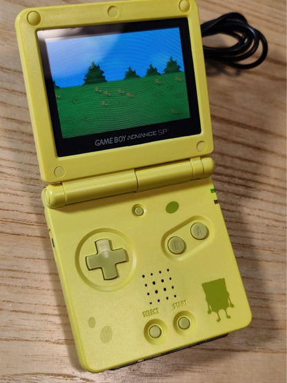 Game Boy Advance SP (Original Highlight brighter version) SpongeBob