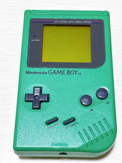 Original Nintendo Game Boy Green Console [Charger, Manual Included]