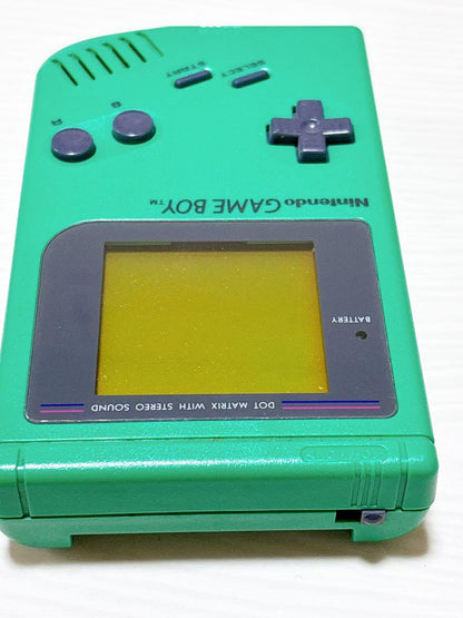 Original Nintendo Game Boy Green Console [Charger, Manual Included]