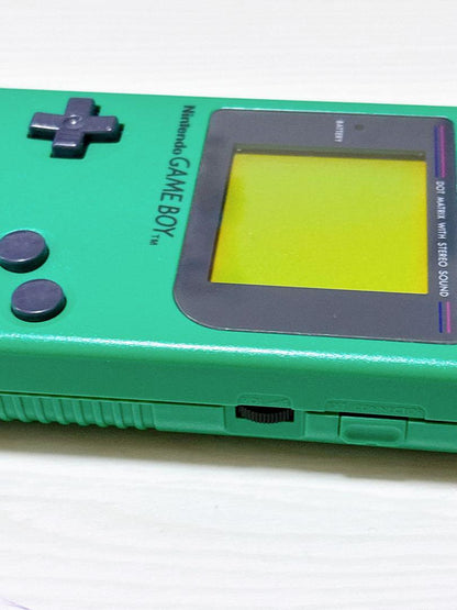 Original Nintendo Game Boy Green Console [Charger, Manual Included]