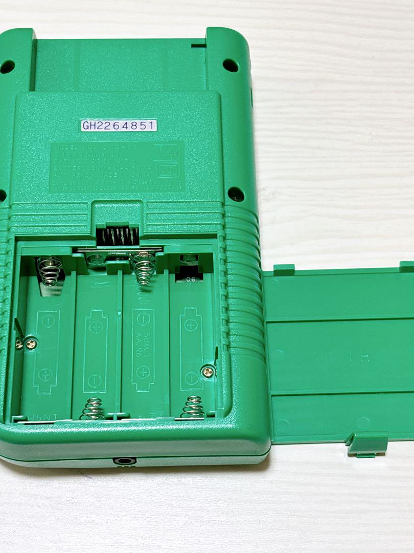 Original Nintendo Game Boy Green Console [Charger, Manual Included]