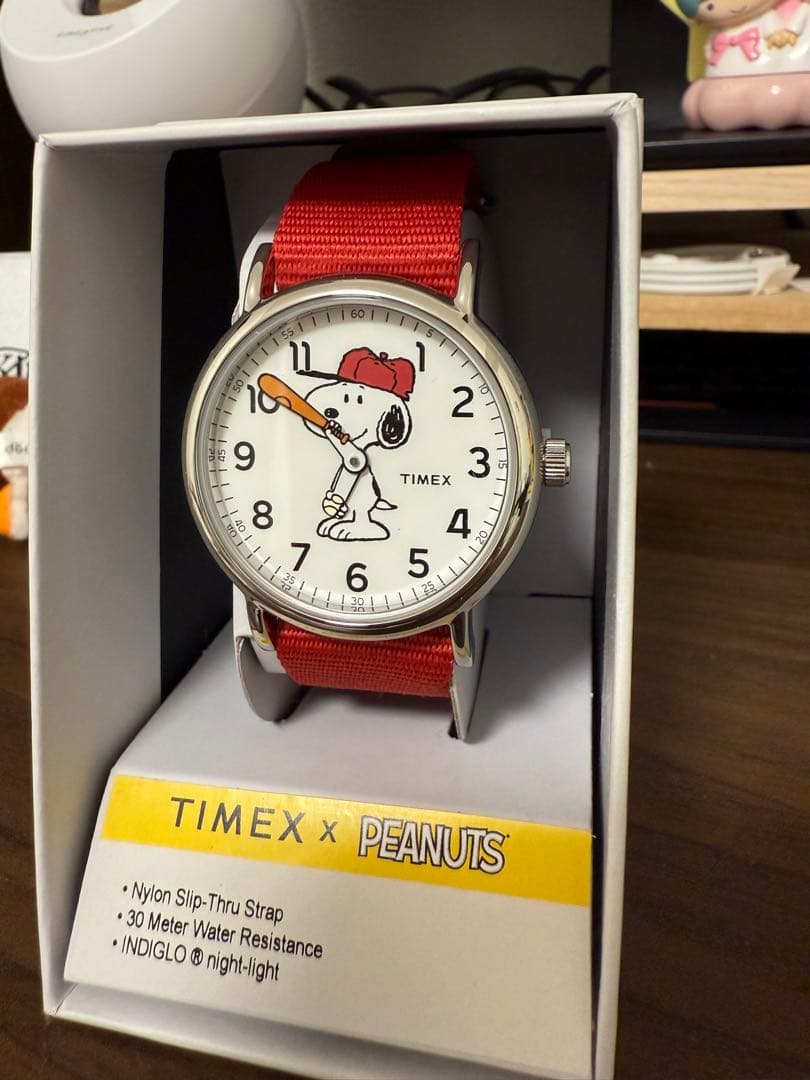 TIMEX x PEANUTS Red Watch (Not Released in Japan) New