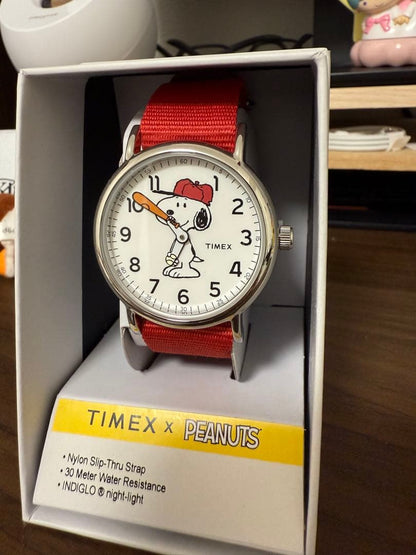 TIMEX x PEANUTS Red Watch (Not Released in Japan) New