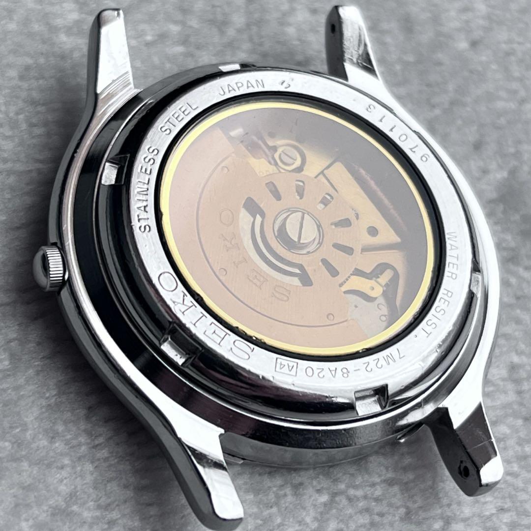 [Non-Functional Item] SEIKO 7M22-8A20 Automatic Winding Watch Gold Back