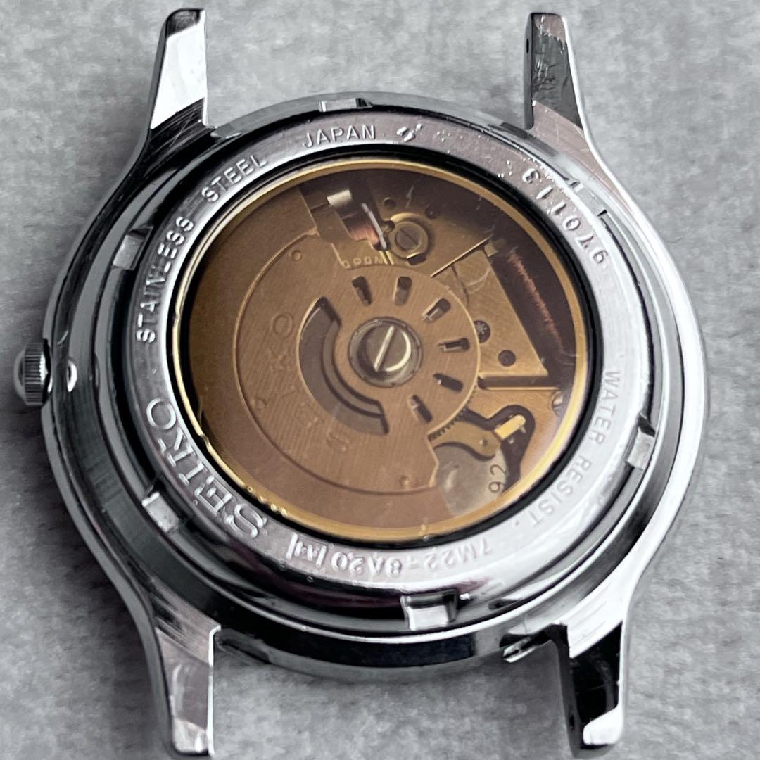 [Non-Functional Item] SEIKO 7M22-8A20 Automatic Winding Watch Gold Back